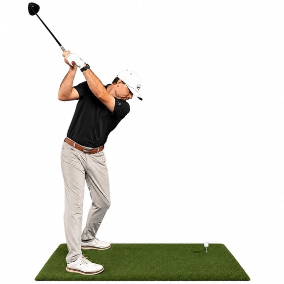 All Turf Mats 3x5 Super Tee Golf Mat, Urethane-Coated Nylon Hitting Mat