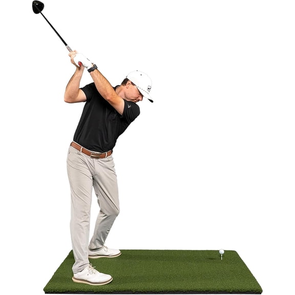All Turf Mats 5x5 Super Tee Golf Mat, Shock-Absorbent Foam Hitting Mat