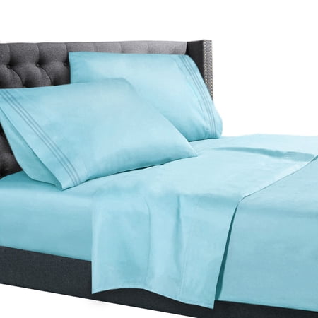 All Unique Sizes Brushed Soft Microfiber Hotel Bed Sheets, Deep Pocket Sheet Set