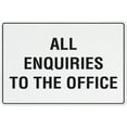 thumbnail image 1 of All Visitors Must Report To Owner Manager Sign 12X8 Inch Tin Sign Great For Garden And Yard Wall Decor, 1 of 5