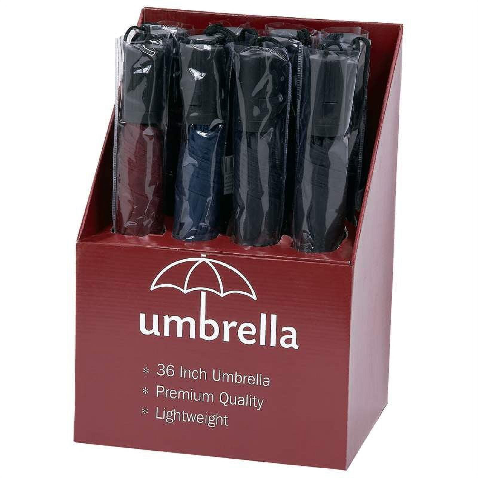 AllWeather 12pc 40" Umbrellas in Countertop Display