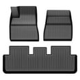 thumbnail image 1 of All-Weather Protection 3D Molded TPE Floor Mats Liners 1st & 2nd Row Full Set Fit For 2024-2025 Tesla Model 3 Highland, 1 of 10