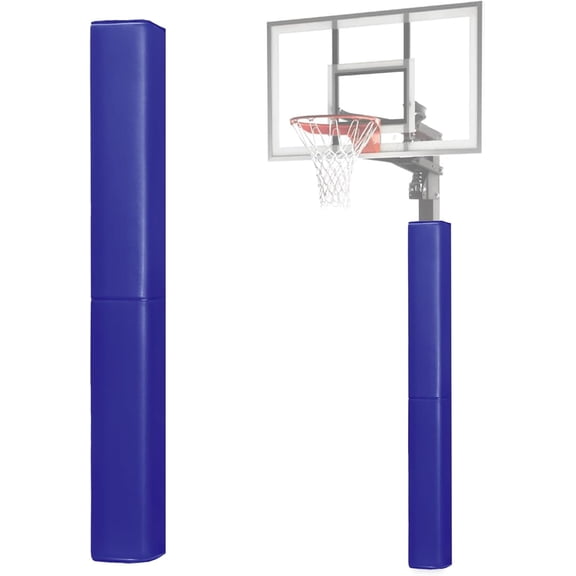 All-Weather 72" Tall Basketball Pole Padding with 2" & 4" Thickness for 4"x4", 5"x5", 6"x6" Posts - UV-Resistant Waterproof Safety Protection