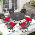 thumbnail image 1 of All-Weather Aluminum 7-Piece Outdoor Set / High-Temp Coated, Comfortable for Outdoor Relax, 1 of 5