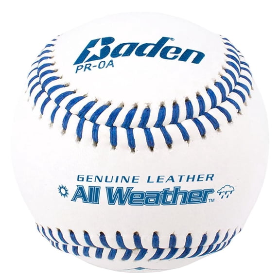 Baden PR-0A All Weather Practice Baseballs | Official Size | Weather Resistant (One Dozen Balls)