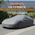 thumbnail image 1 of All Weather Car Cover Fits 2000 2001 2002 2003 2004 2005 2006 Audi TT , waterproof, uv-proof, easy access zipper, wind-proof, detachable straps Grey, 1 of 13