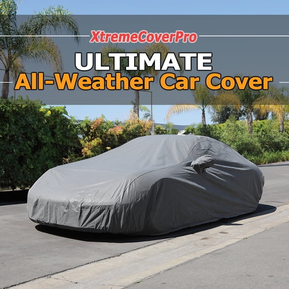 All Weather Car Cover Fits 2007 2008 2009 2010 2011 LEXUS GS350 GS460 , waterproof, uv-proof, easy access zipper, wind-proof, detachable straps grey