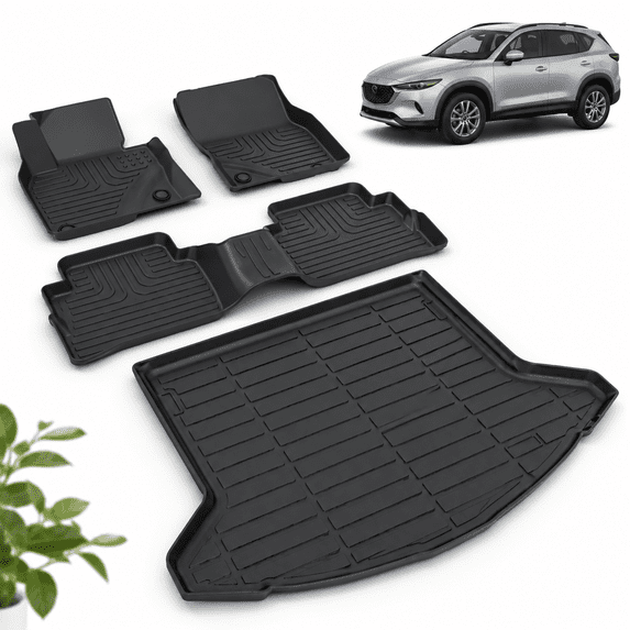 All Weather Car Floor Mats & Cargo Liner Set Fit For Mazda Cx-5 2025 ...