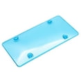 thumbnail image 1 of All Weather Clear License Plate Cover Frame Set of 2 Fit for Front and Back Vehicle Plates, 1 of 3