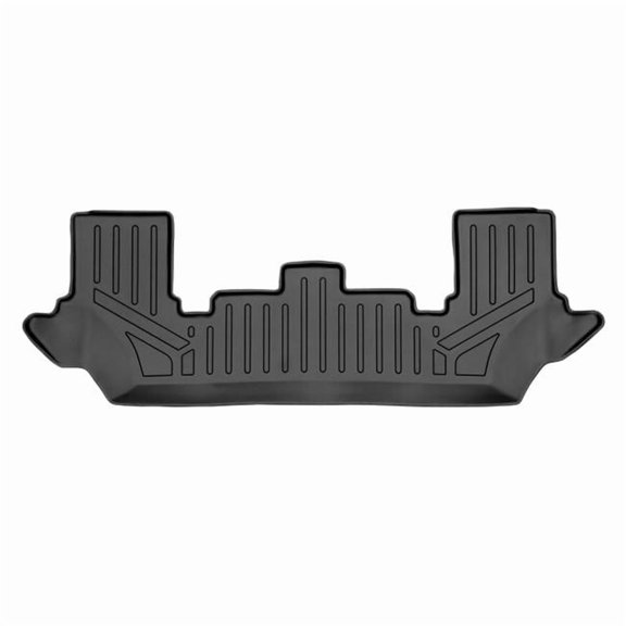 All Weather Custom Fit 3rd Row Only Fits Floor Mats Liner with 2nd Row Bench Seats for 2020-2023 Ford Explorer, Black