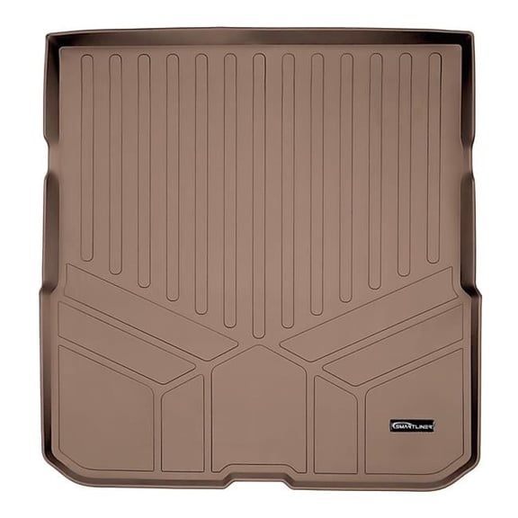 All Weather Custom Fit Trunk Behind 2nd Row Floor Mat Cargo Liner for 2016-2021 Honda Pilot, Tan