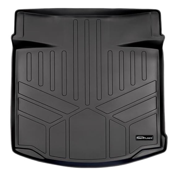 All Weather Custom Fit Trunk Floor Mat Cargo Liner for 2013-2015 Chevrolet Malibu, Black