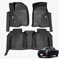 thumbnail image 2 of TPE Floor Mats For 1999-2006 Chevy Silverado / GMC Sierra Crew Cab - Black Heavy Duty Liners Full Set 2 of 6