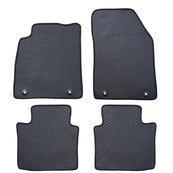 ecoMats All Weather Floor Mats for 2014 to 2020 Chevrolet Impala, Front and Rear