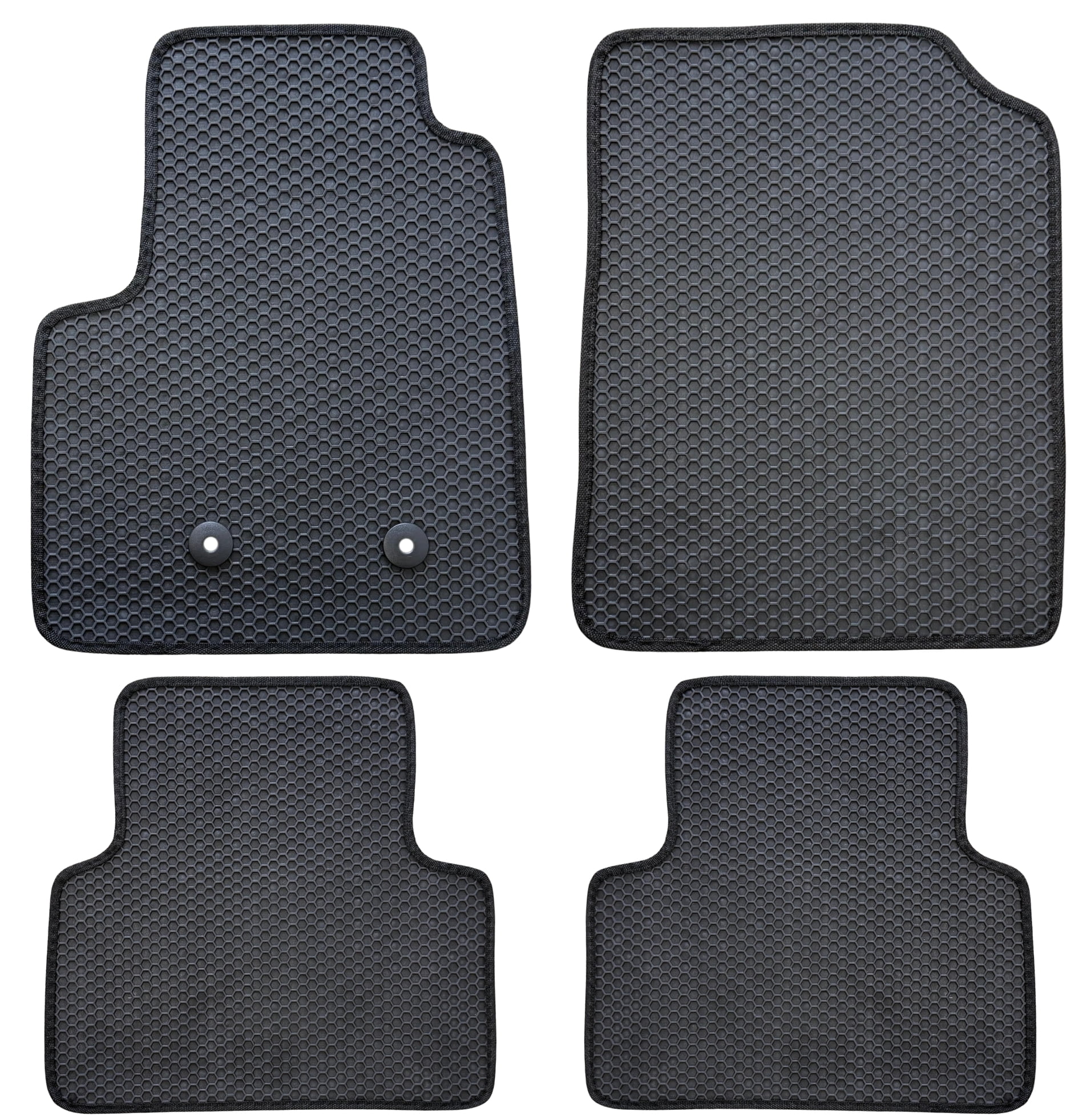 All Weather Floor Mats for 2015 to 2022 Chevrolet Colorado / GMC Canyon Crew Cab, Front and Rear