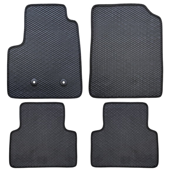 All Weather Floor Mats for 2015 to 2022 Chevrolet Colorado / GMC Canyon Crew Cab, Front and Rear
