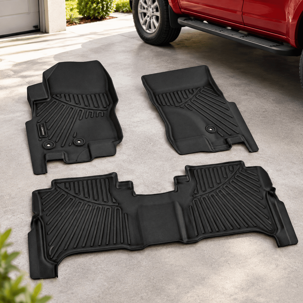 All Weather Floor Mats For Nissan Frontier Crew Cab 2008-2021 - Walmart.com