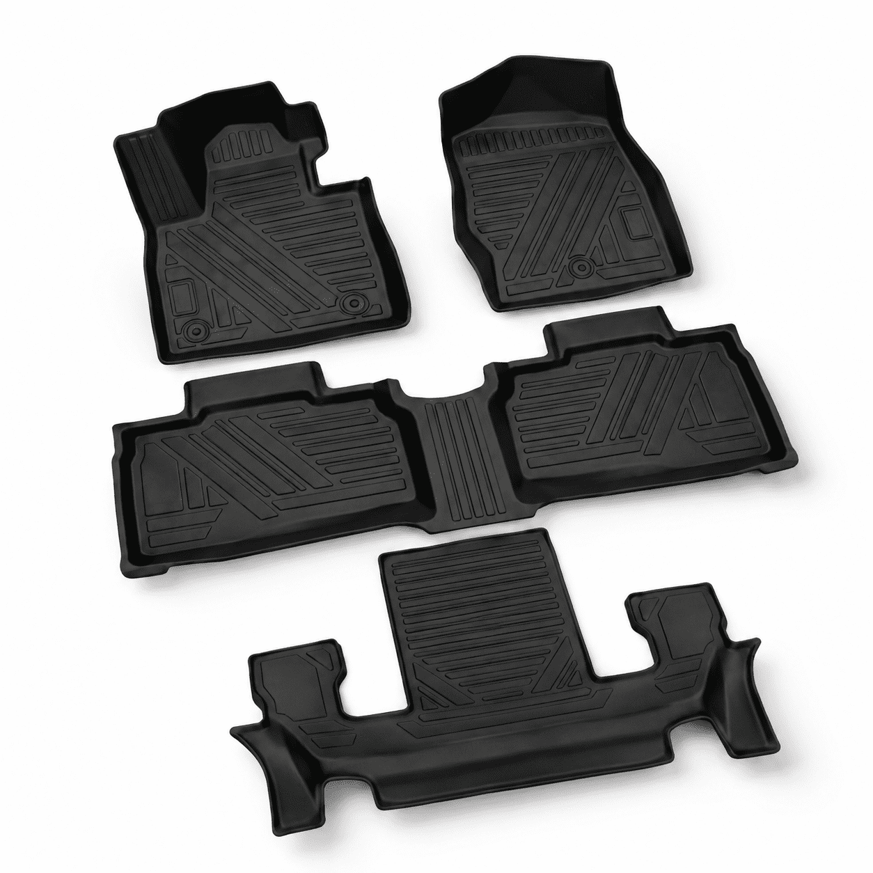 All Weather Floor Mats Liner Rugs For Ford Explorer 2020-2026 6-seats ...