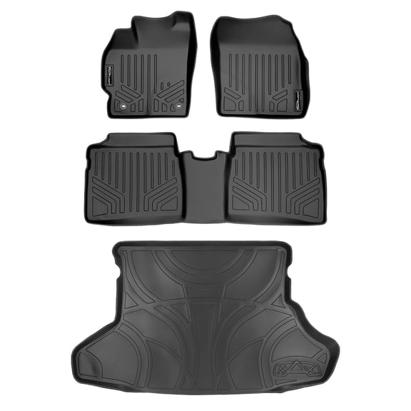 SMARTLINER 2 Rows and Cargo Custom Liners for Toyota Prius (Hybrid)
