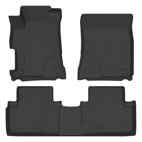 All Weather Floor Mats for 2013-2022 Acura ILX 3D TPE Rubber Liners 3PCS Set
