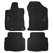Floor Mats All-Weather for 2020 to 2025 Subaru Outback / Subaru Legacy - Front and Rear - Black - ecoMats