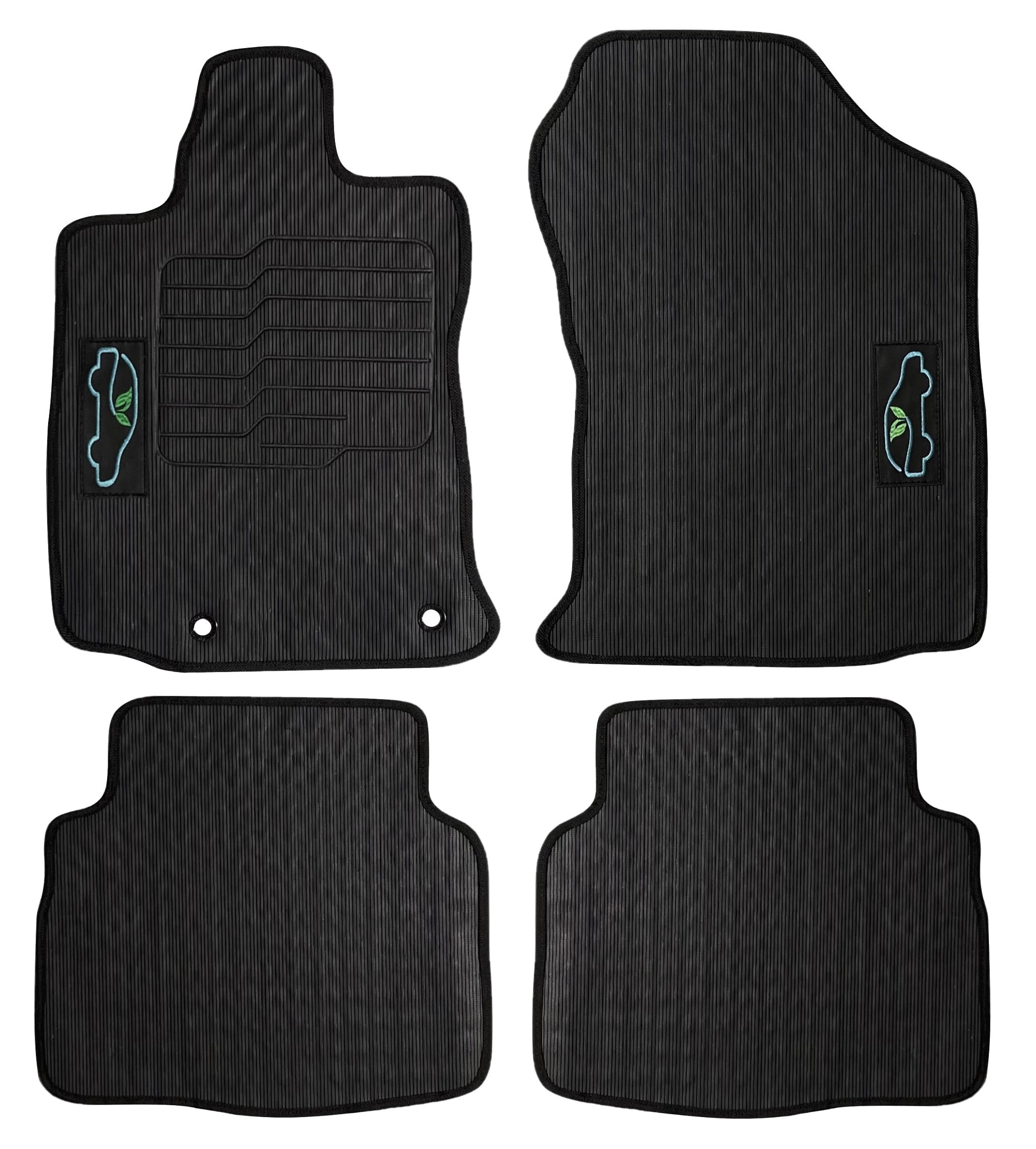AllWeather Floor Mats for 2020 to 2023 Subaru Outback / Subaru Legacy Front and Rear Black