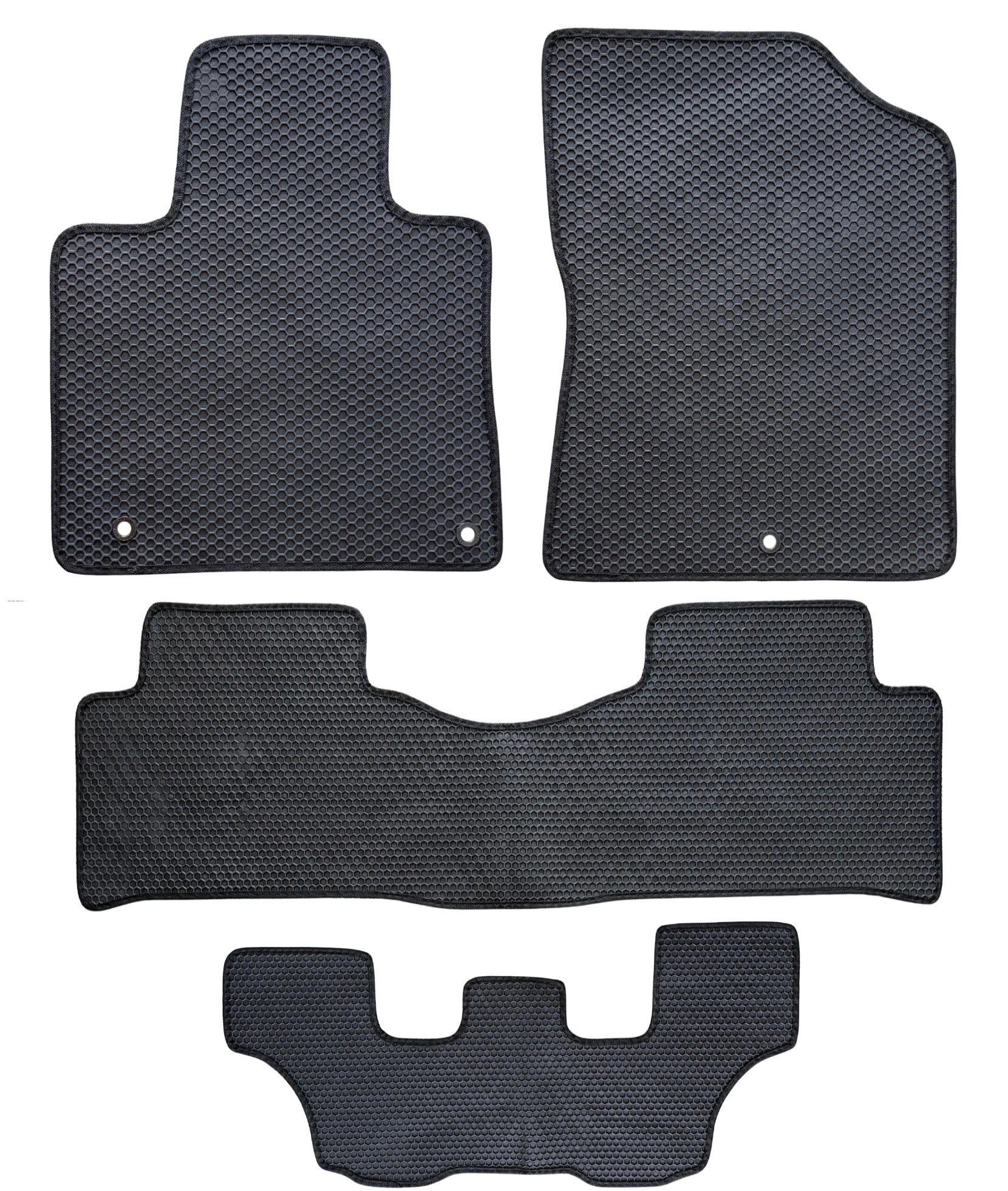 All Weather Floor Mats for 2021 to 2026 Kia Sorento Full 3 Row Set