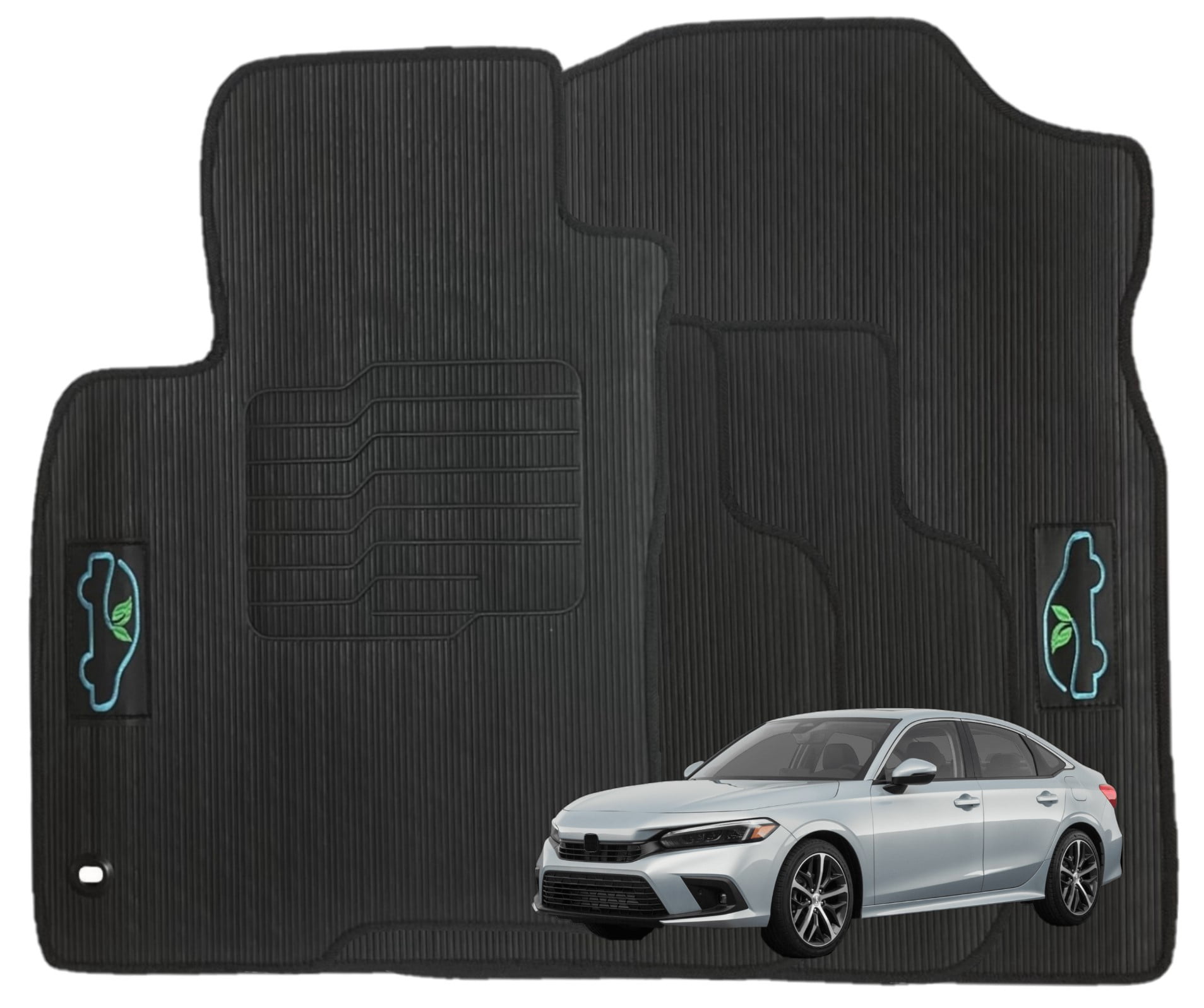 All Weather Floor Mats for 2022 to 2024 Honda Civic with Anchoring ... 2025 honda civic all weather floor mats