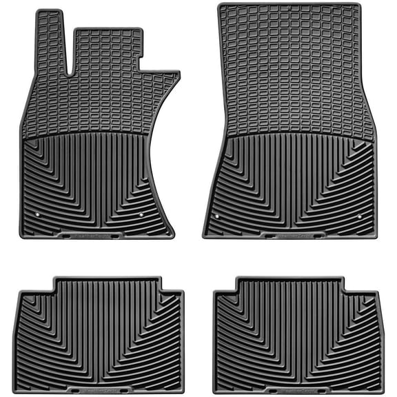 All-Weather Floor Mats for Lexus LS 1st & 2nd Row (WTLB181185), Black