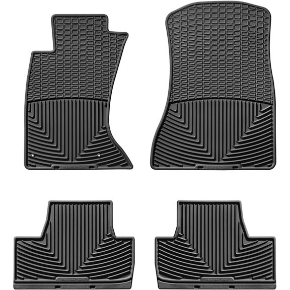 All-Weather Floor Mats for Lexus is 1st & 2nd Row (WTLB078200), Black