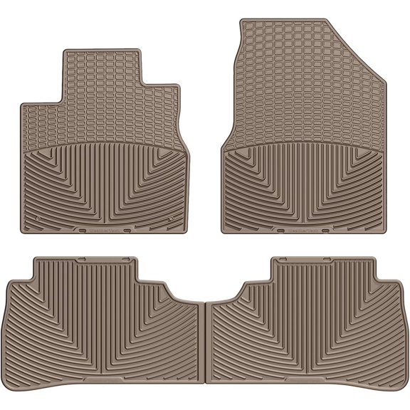 All-Weather Floor Mats for Nissan Murano 1st & 2nd Row (WTNT220221), Tan
