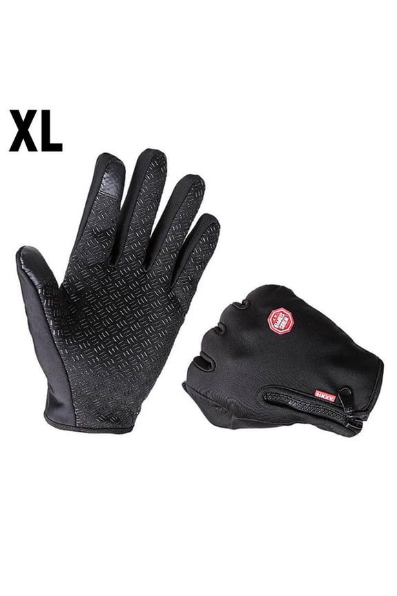 All Weather Gloves, Unisex Winter Warm Waterproof Touch Screen Glove Thermal Non-Slip Windproof Gloves