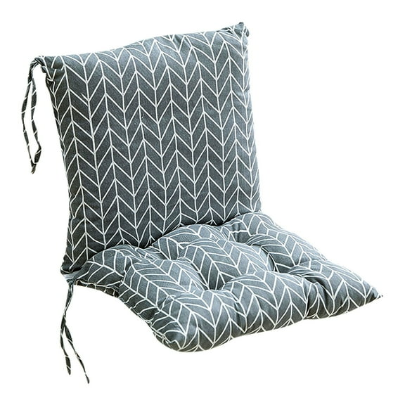 All-Weather High Back Chair Cushion For Indoor Outdoor Use, Waterproof Patio Rocking Chair Cushion With Easy Clean Material, Replacement Seat Pad For Porch Garden And Relaxation