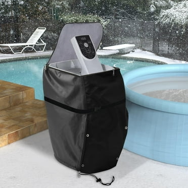 All-Weather Hot Tub Spa Heater Pump,Zippered Design for Insulated,Easy to Installation,Enjoy The Indoor Pool in this Season Change(16.9D x 14.96W x 21.2H)