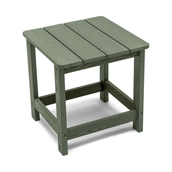 All Weather Indoor-Outdoor Side Table, Gray