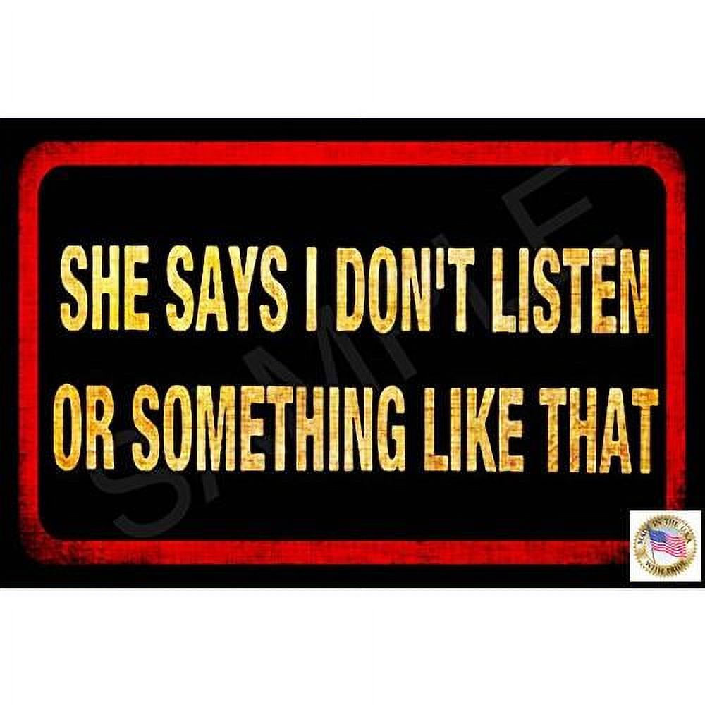 All Weather Metal Sign! Made! Funny Man Cave Bar Happy Hour Garage