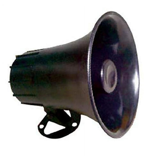 All-Weather Mono Trumpet Horn Speaker - 5? Portable PA Speaker with 8 Ohms Impedance & 25 Watts Peak Power - 180 Degree Swiveling Adjustable Bracket for Easy Maneuverability - Pyle PSP8