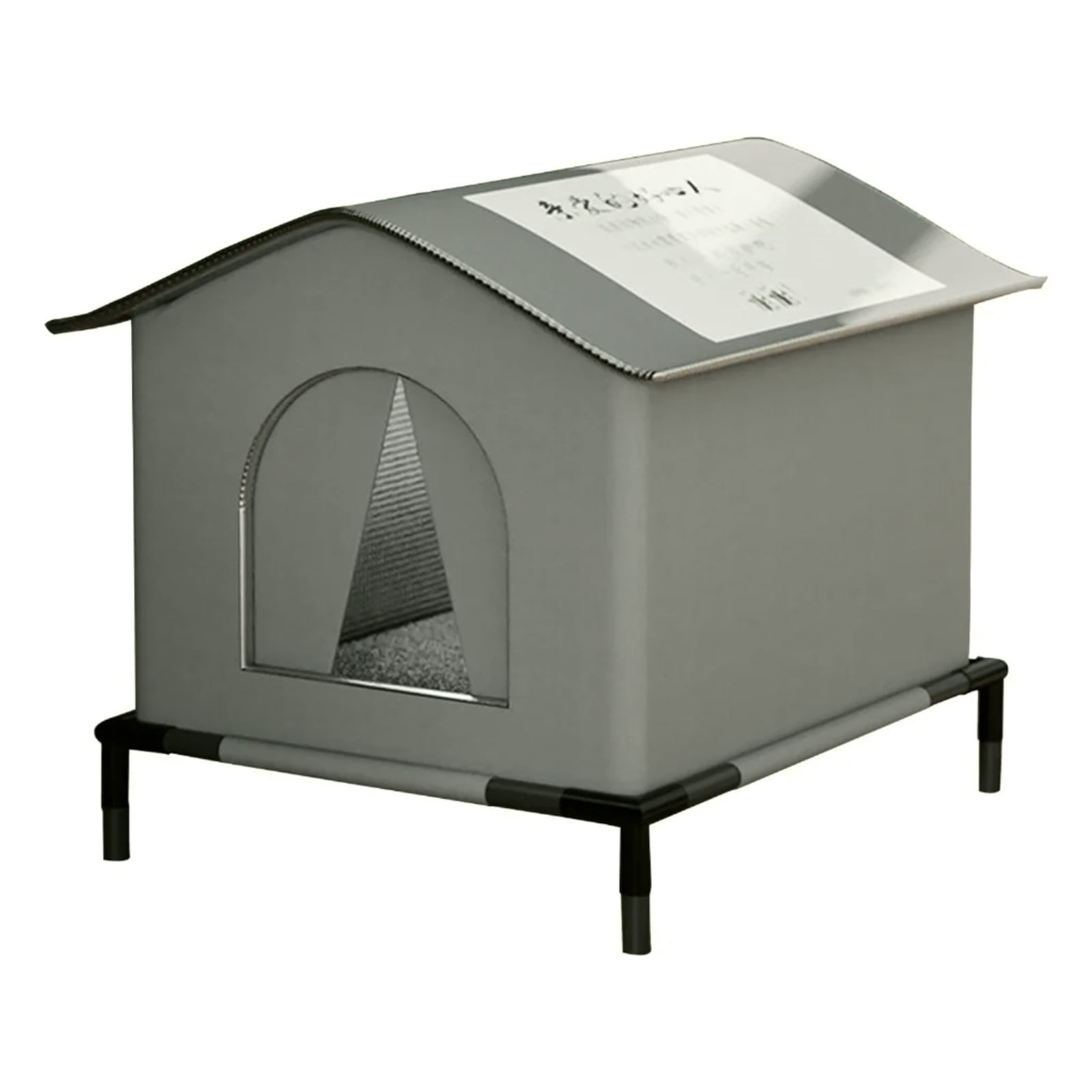 All-Weather Outdoor Cat House, Insulated Waterproof Shelter for Stray and Feral Cats, Cold-Proof Warm Winter Nest with Large Capacity for Garden, Balcony and Yard