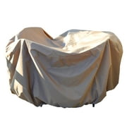 All-Weather Protective Cover for 54" Round Table and Chairs with Umbrella Hole