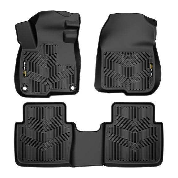 All-Weather Cargo Liners TPE Floor Mats Set Fit for 2017-2022 Honda CR-V HYBRID Crew Cab Front & 2nd Row Rubber