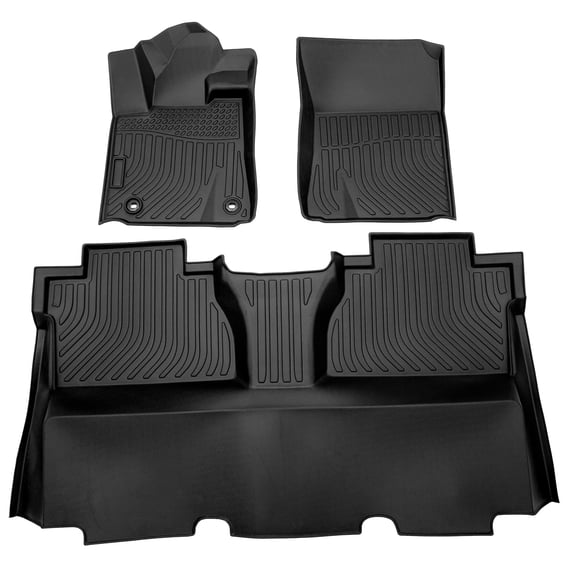 All-Weather Rubber Car Floor , Heavy-Duty Protection for Vehicle Interior-Car Floor Mats, All-Weather Rubber Car Mats