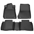 thumbnail image 1 of All-Weather Rubber Floor Mat Liner Set with Textured Surface-TPE Rubber All-weather 2 Row Floor Mat Liner Set, 1 of 9