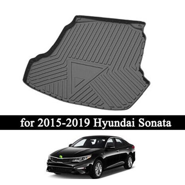 WeatherTech Cargo Trunk Liner For Hyundai Sonata – Black, High-Density TPO, Vehicle Specific, Rear, Made In USA