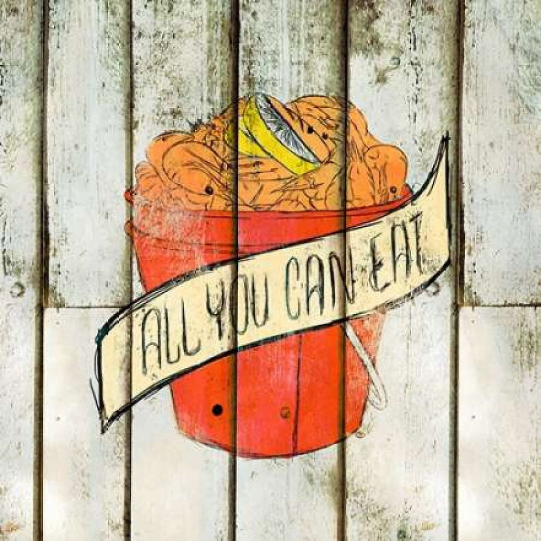 All You Can Eat Canvas Art - SD Graphics Studio (24 x 24)