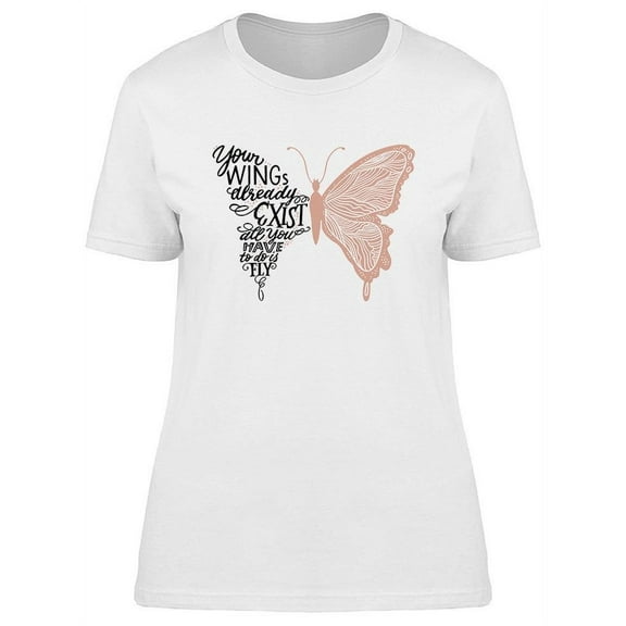 All You Have To Do Is Fly T-Shirt Women -Image by Shutterstock, Female 3X-Large