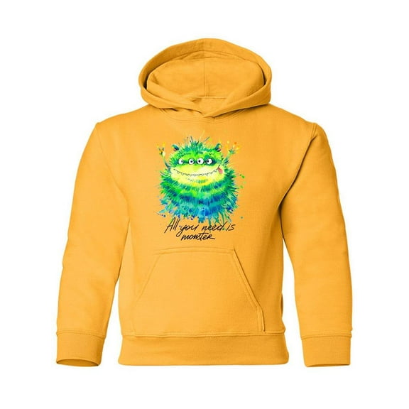 All You Need Is A Monster Hoodie Juniors -Image by Shutterstock, Small