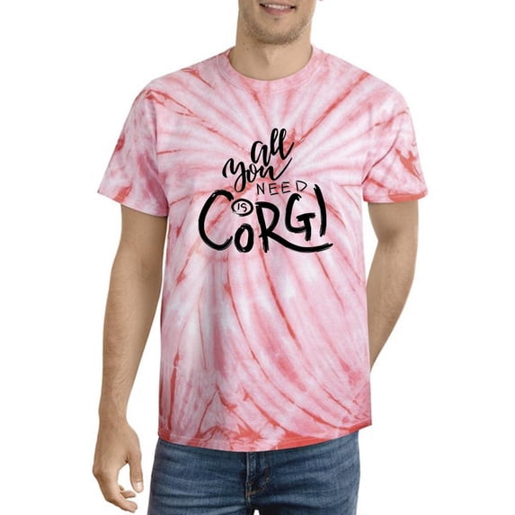 All You Need Is Corgi Tie Dye Cyclone Men - Men , Small