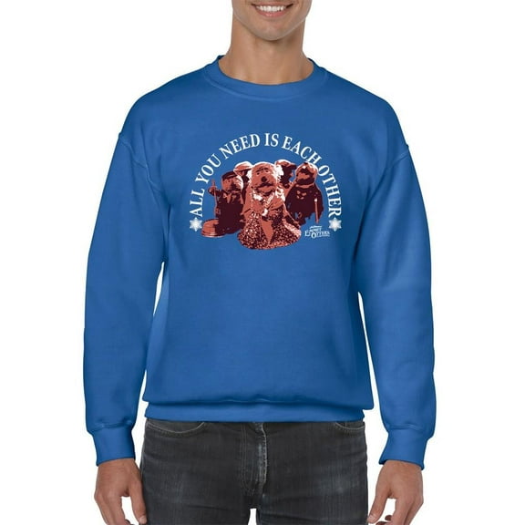 All You Need Is Each Other Nostalgic Holiday Men's Sweatshirt