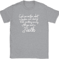thumbnail image 1 of All You Need Is Faith T-Shirt Christian Pray Praise Worship Jesus Christ God Tee - Heather Grey, M, 1 of 1