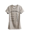 thumbnail image 1 of All You Need Is LOVE Math Women's Fashion Relaxed T-Shirt Tee Heather Tan Medium, 1 of 3